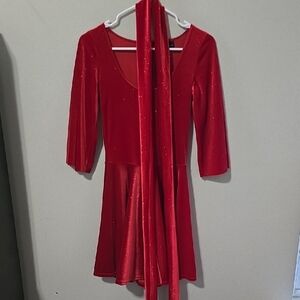 Black Milk All That Glitters Velvet Red Playsuit